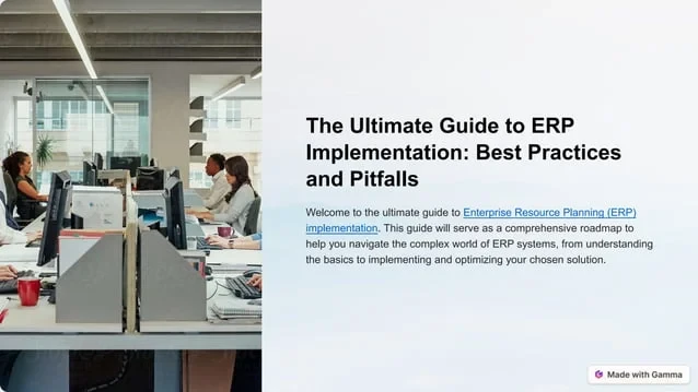 Ultimate Guide to ERP Implementation 2026: Boost ROI & Efficiency